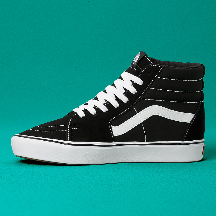 vans sk8 hi comfycush black